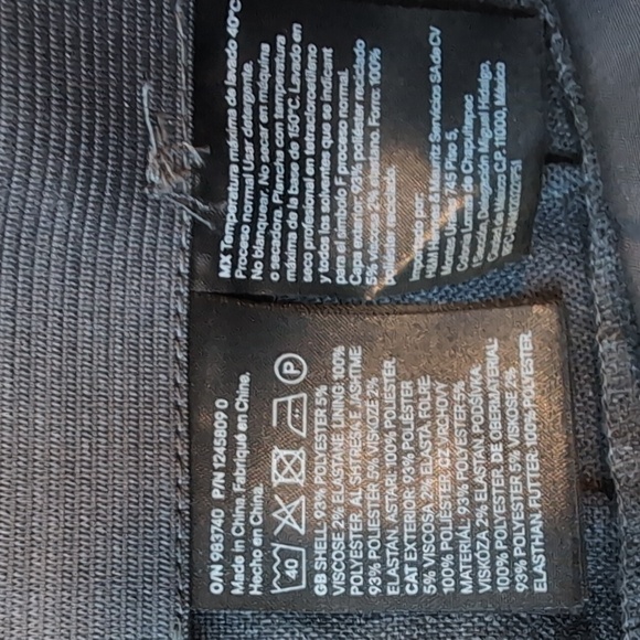 New H&M Classic Pleated Wide Leg Gray Dress Pants Pockets Size 2 High Rise - Picture 5 of 7